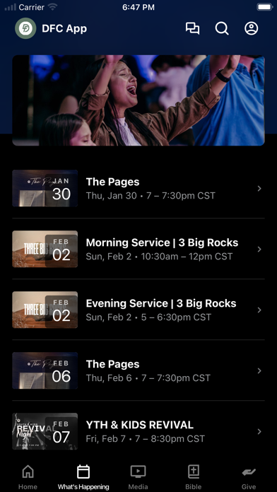 App screenshot