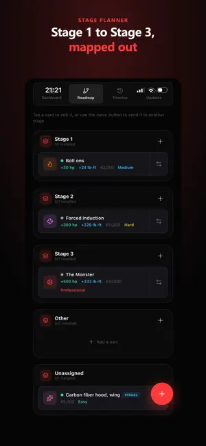 Camber: Car Build Tracker screenshot 2