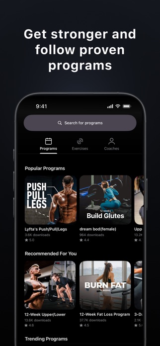 Lyfta: Gym Workout Tracker Log Screenshot 4 of 7