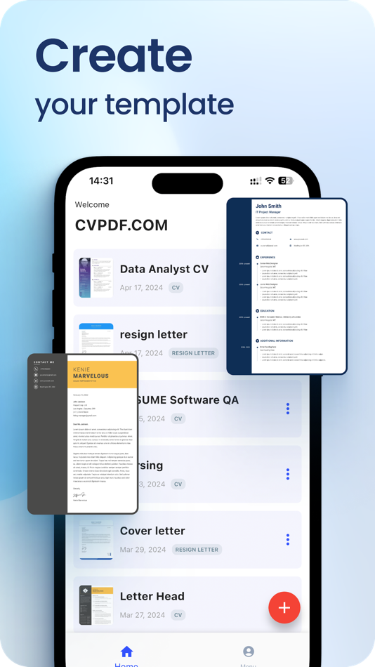 #2. AI Resume & CV Maker (iOS) 由: Mobotechnology LLC