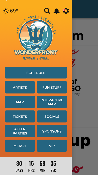 Wonderfront Festival Screenshot