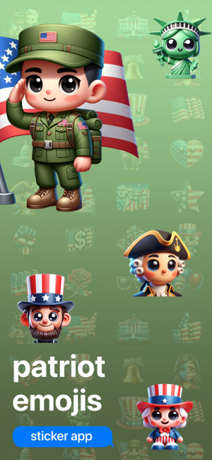 ‎Patriot Emojis Screenshot