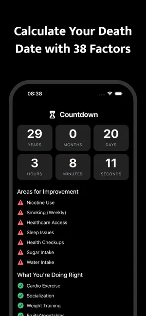 Life Expectancy AI Countdown screenshot 1