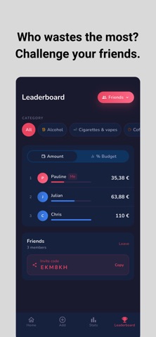Kuply: Budget & Habit Tracker screenshot