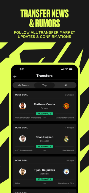 ‎OneFootball: Football Scores Screenshot