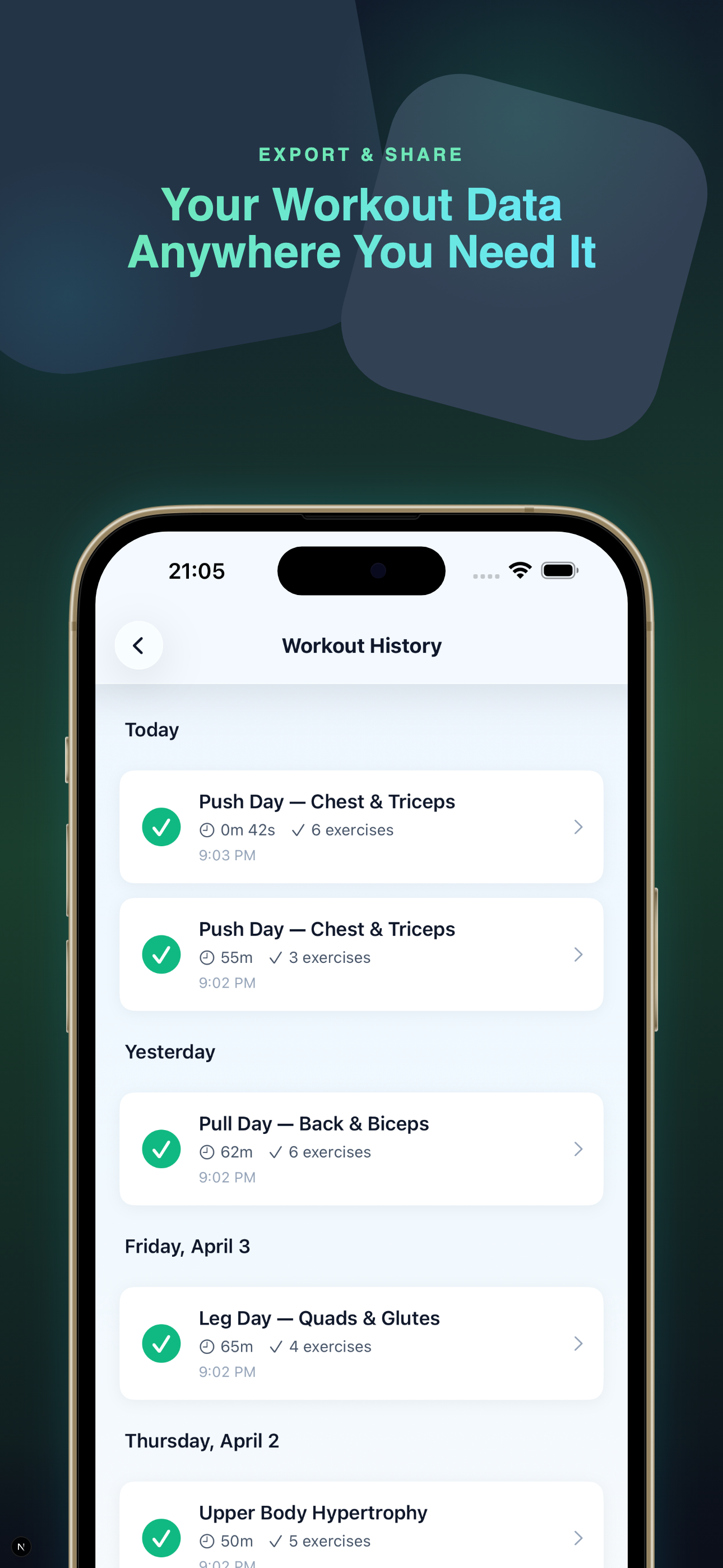 Fit Planner: Workout Tracker screenshot 10