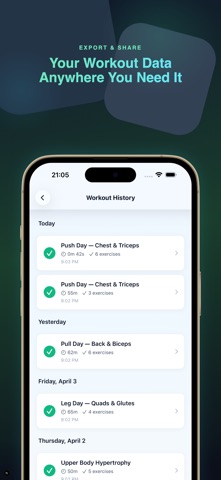 Fit Planner: Workout Tracker Screenshot 10 of 10