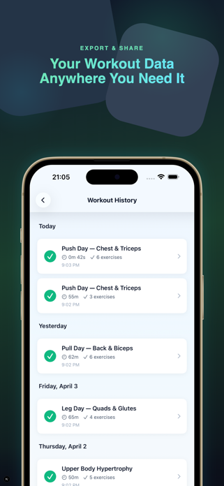 Fit Planner: Workout Tracker Screenshot 10 of 10