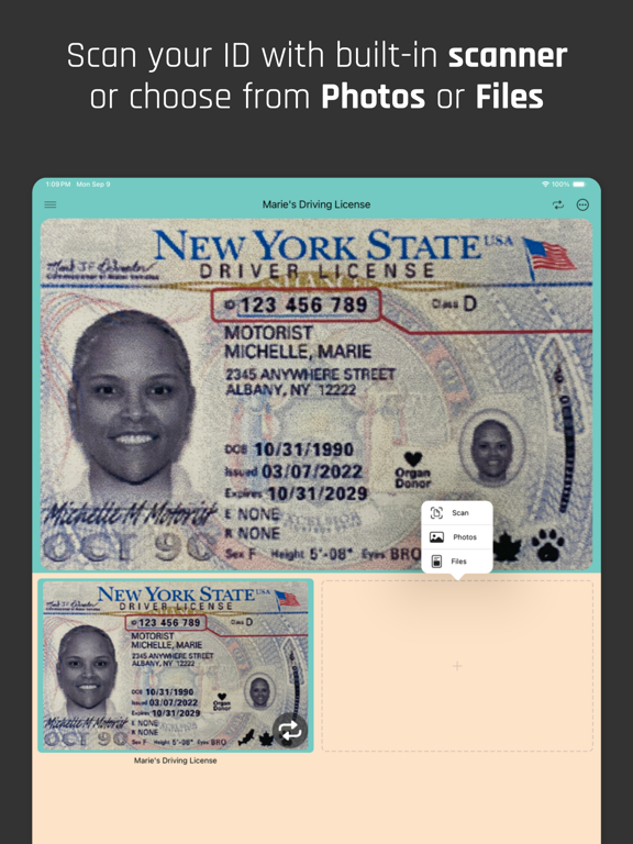 Captain Wallet iPad screenshot 1 - Lifestyle app