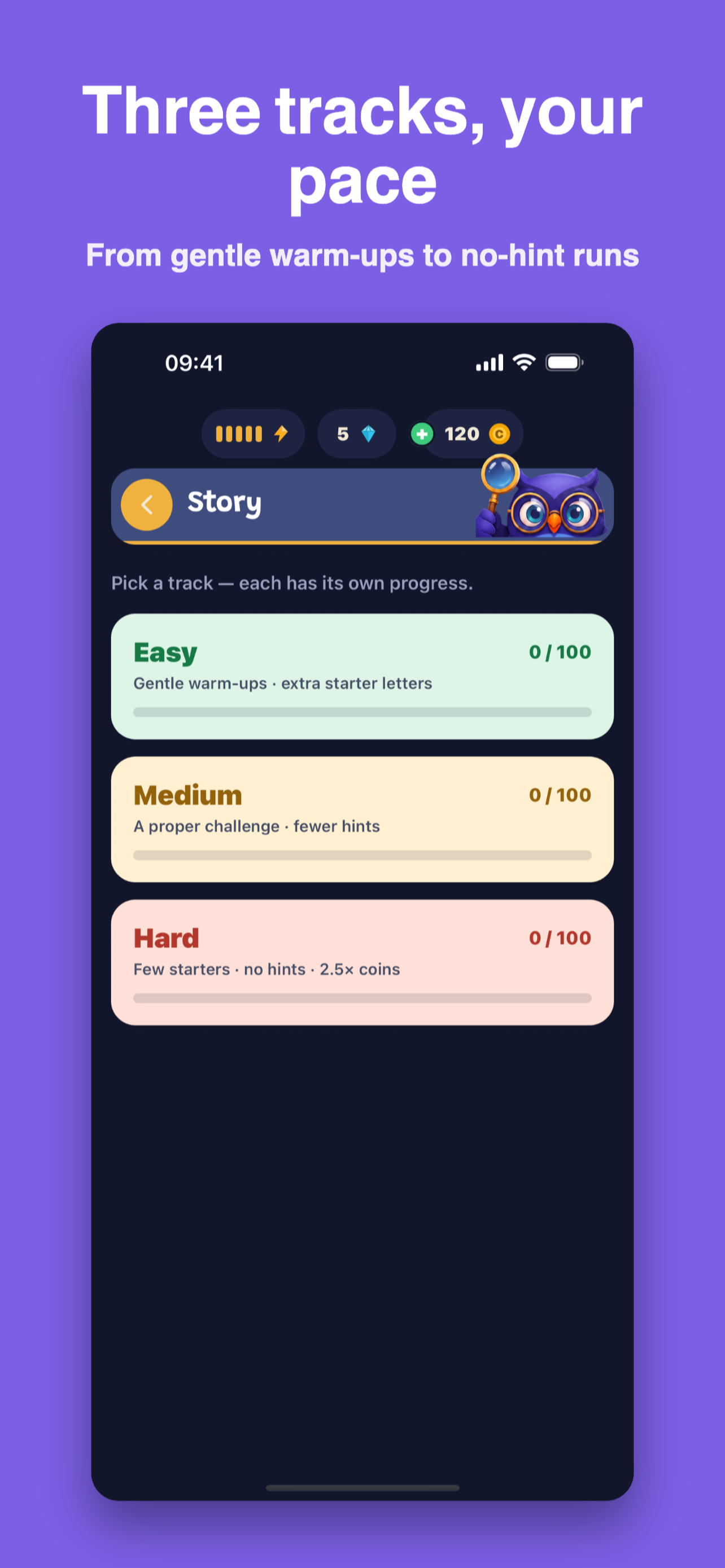 Word Hoot: Cryptogram Puzzles screenshot 3