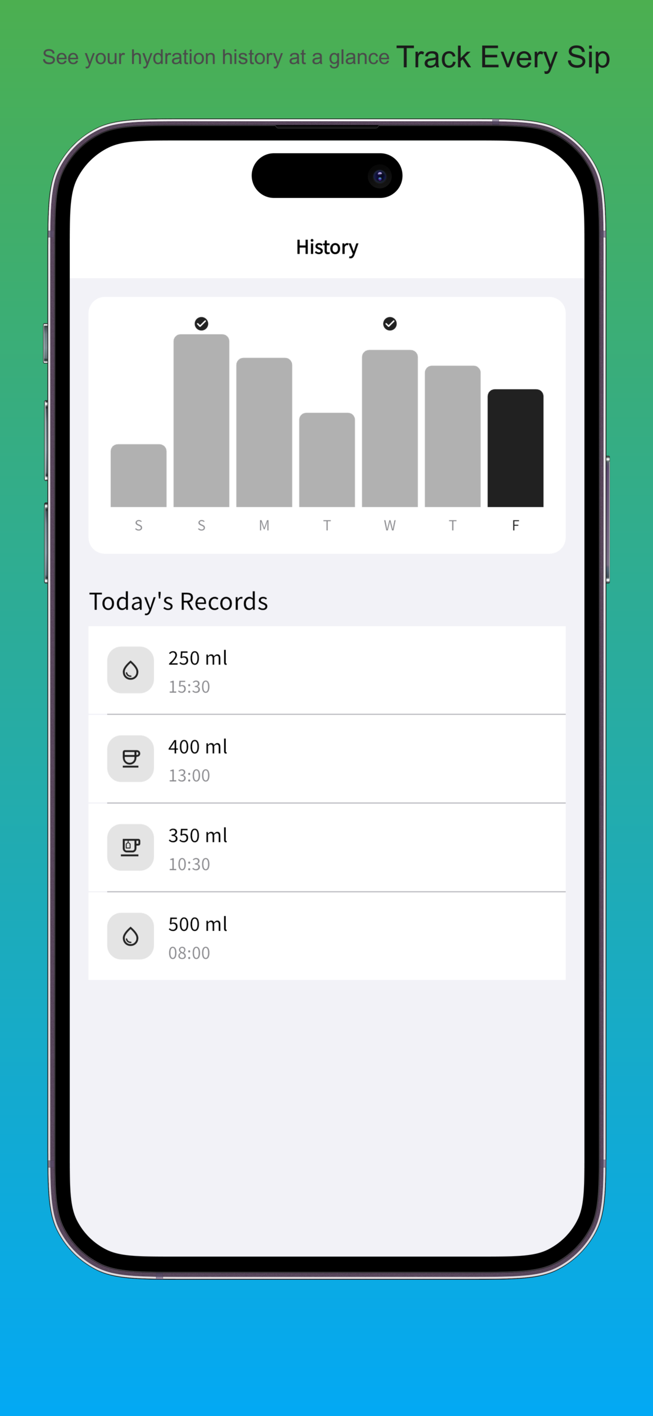 AquaLog – Water Tracker screenshot 2