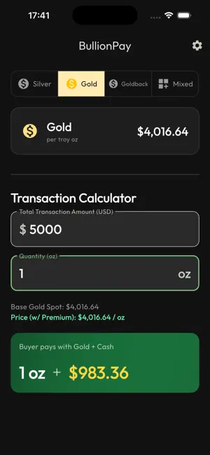 BullionPay by BAYST screenshot 4