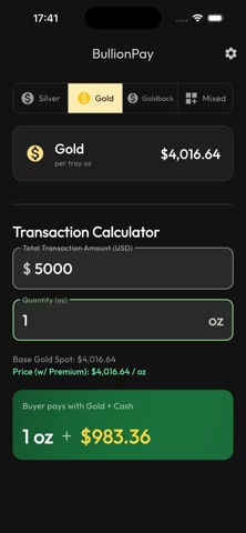 BullionPay by BAYST screenshot