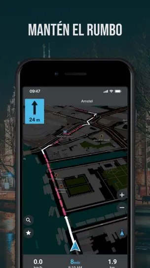 Captura de pantalla de Organic Maps: Mapas & Gps en iPhone 3