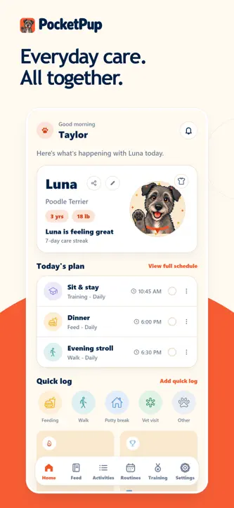 PocketPup: Dog Care screenshot 1