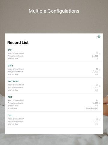 Accumulate+ Compound Interest iPad screenshot