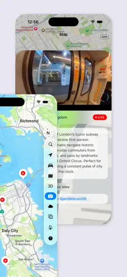 Скриншот Street View 360° Panorama Maps на iPhone 2