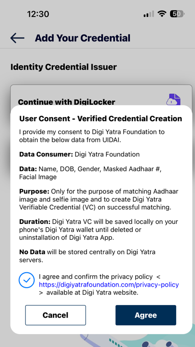 Digi Yatra Screenshot 3 - AppWisp.com