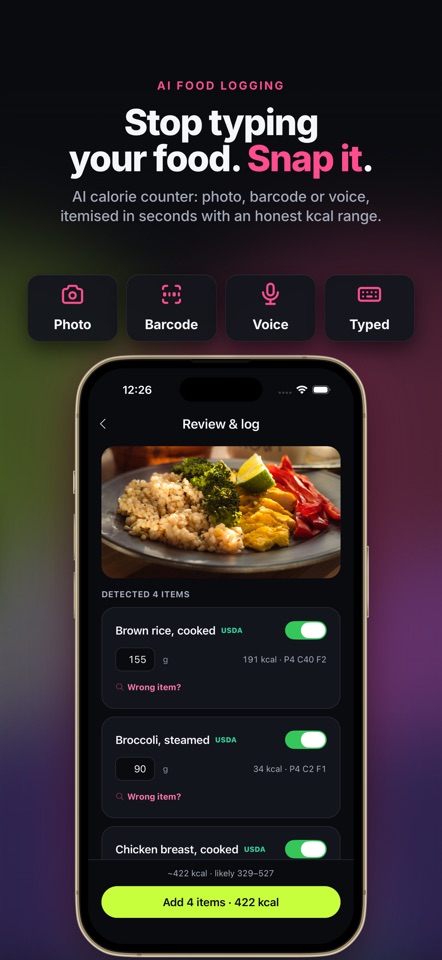 Tvara: AI Gym, Running & Food screenshot 3