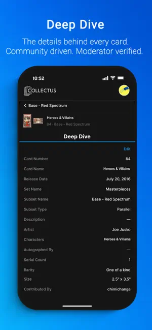 Collectus screenshot 2