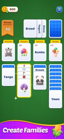 Solitaire Family: Math & Words iPhone screenshot