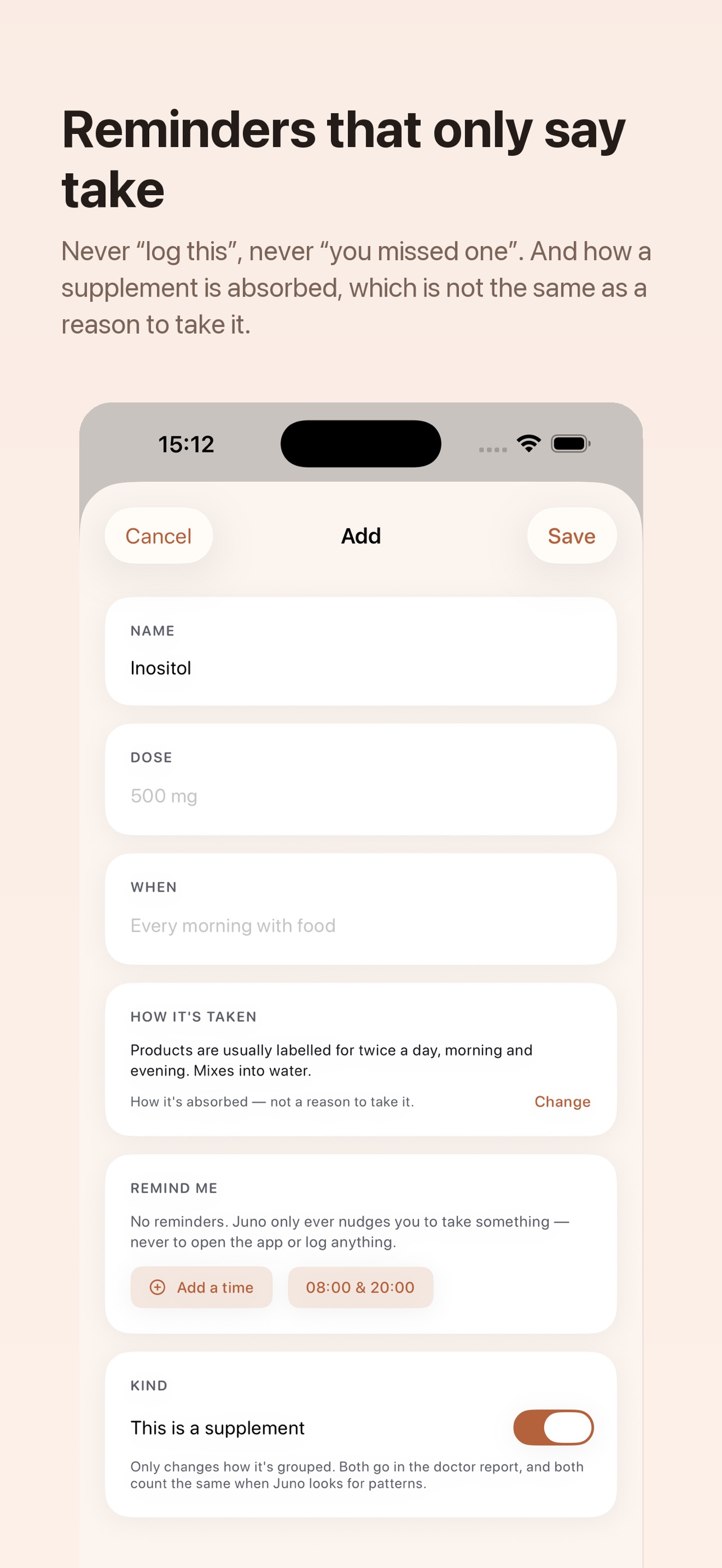 Screenshot 9 of PCOS Juno: Symptom Tracker App