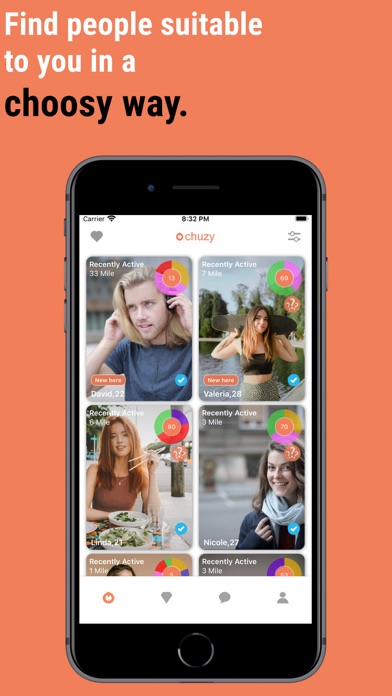 Chuzy: Smart Dating, IQ based Screenshot