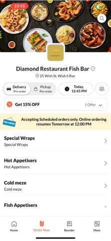 Diamond Restaurant Fish Bar Screenshot 2 of 4