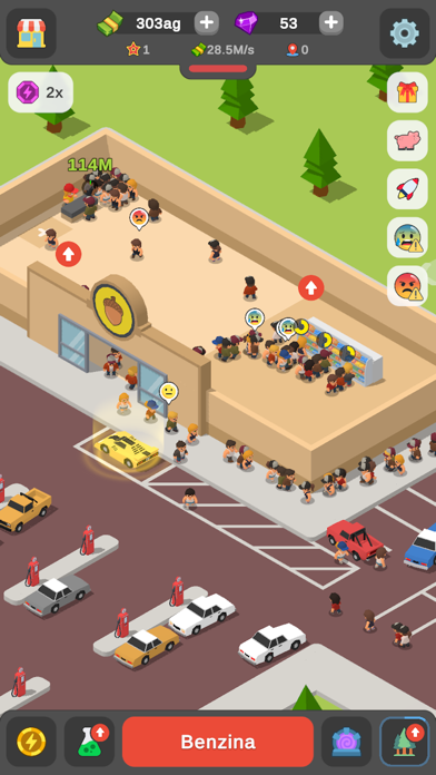 Idle Gas Station Tycoon iOS Mod IPA screenshot 6 - iOS game interface