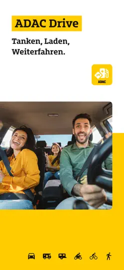 Screenshot von ADAC Drive: Tanken Laden Route auf dem iPhone 1