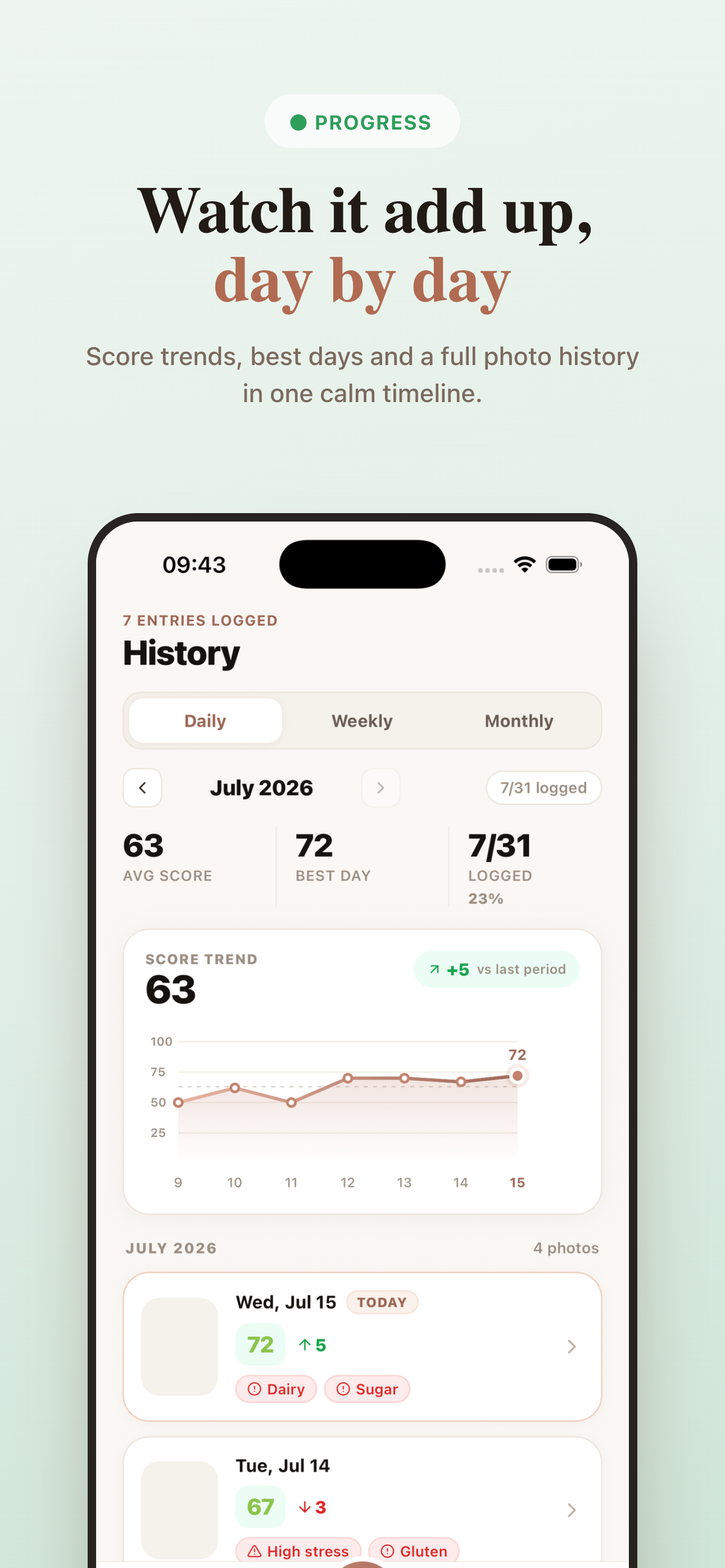 ClearTrace: Skincare Tracker screenshot 5