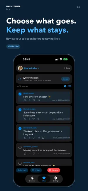 Like Cleaner for X screenshot 3