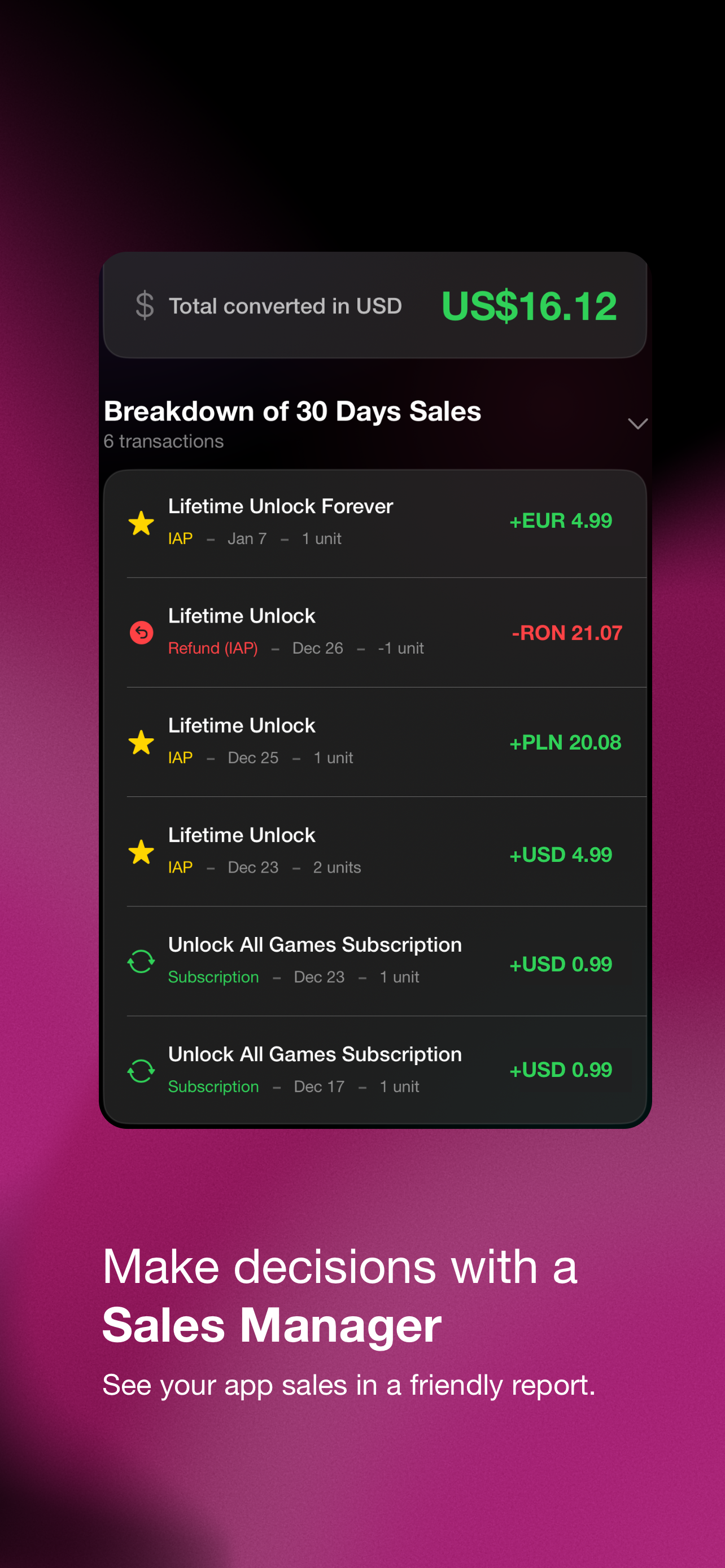 MRRingo for App Store Connect screenshot 2
