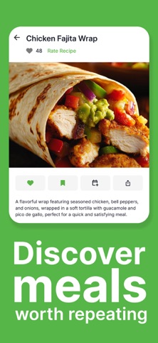 a better meal: Dinner Planner iPhone screenshot