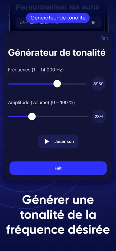 TSound: Thérapie Acouphènes screenshot 5 of 7