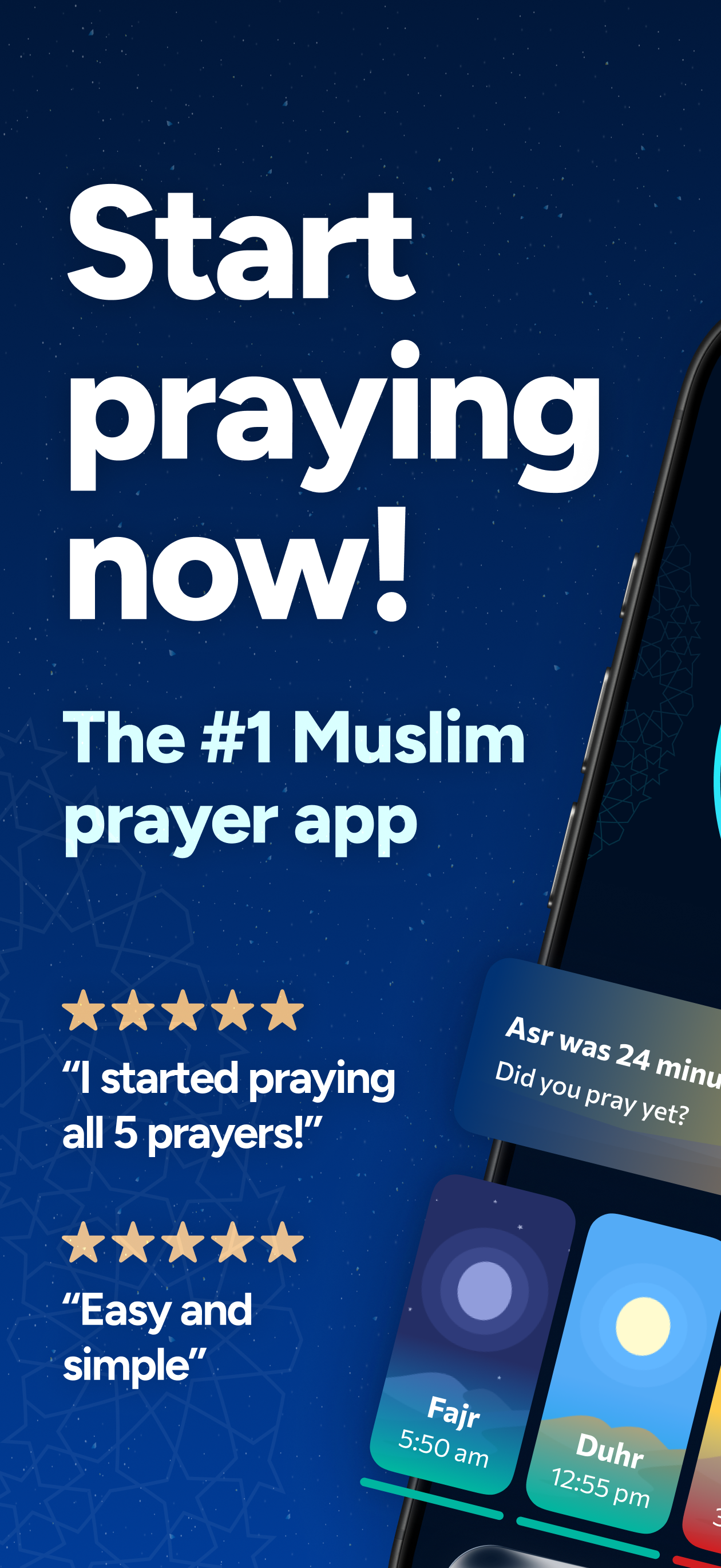 Just Pray: Track Muslim Prayer