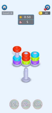 Nuts: Number Merge screenshot