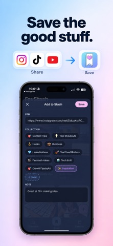 FavStash: Save & Plan Content Screenshot 1 of 6