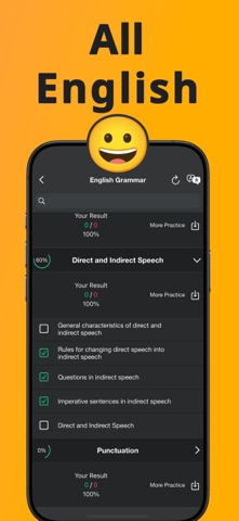Perfect English Grammar iPhone screenshot
