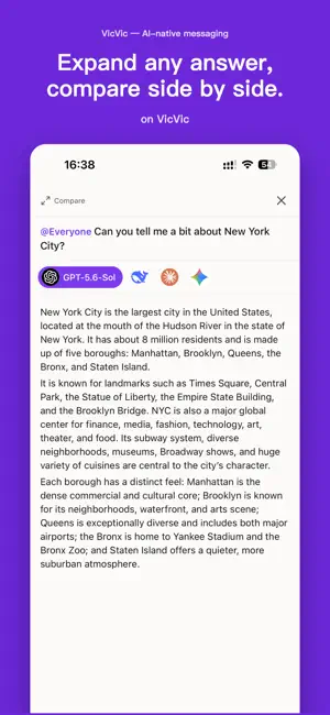 VicVic — AI-native messaging screenshot 3