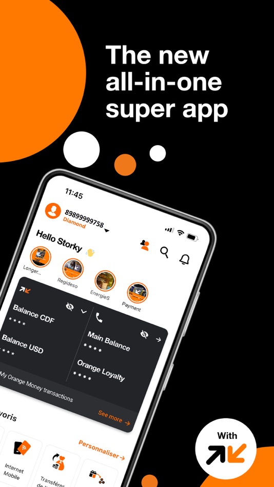 #1. Orange Max it - RDC (iOS) Por: Orange RD Congo