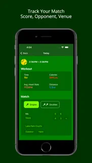 tennisace - tennis tracker iphone resimleri 2