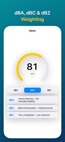 Decibel: Noise & Sound Meter Screenshot 4 of 6