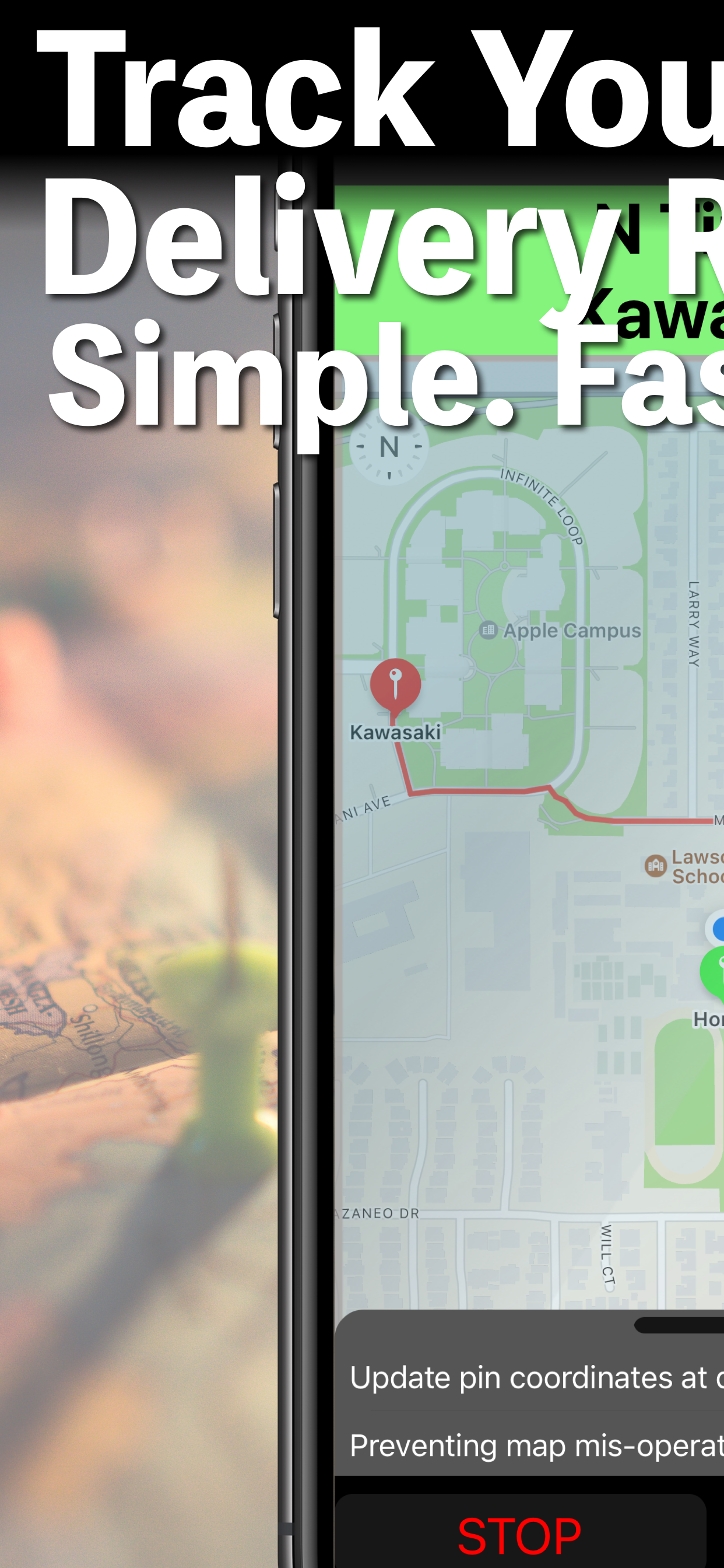 Delivery Route Jetpack