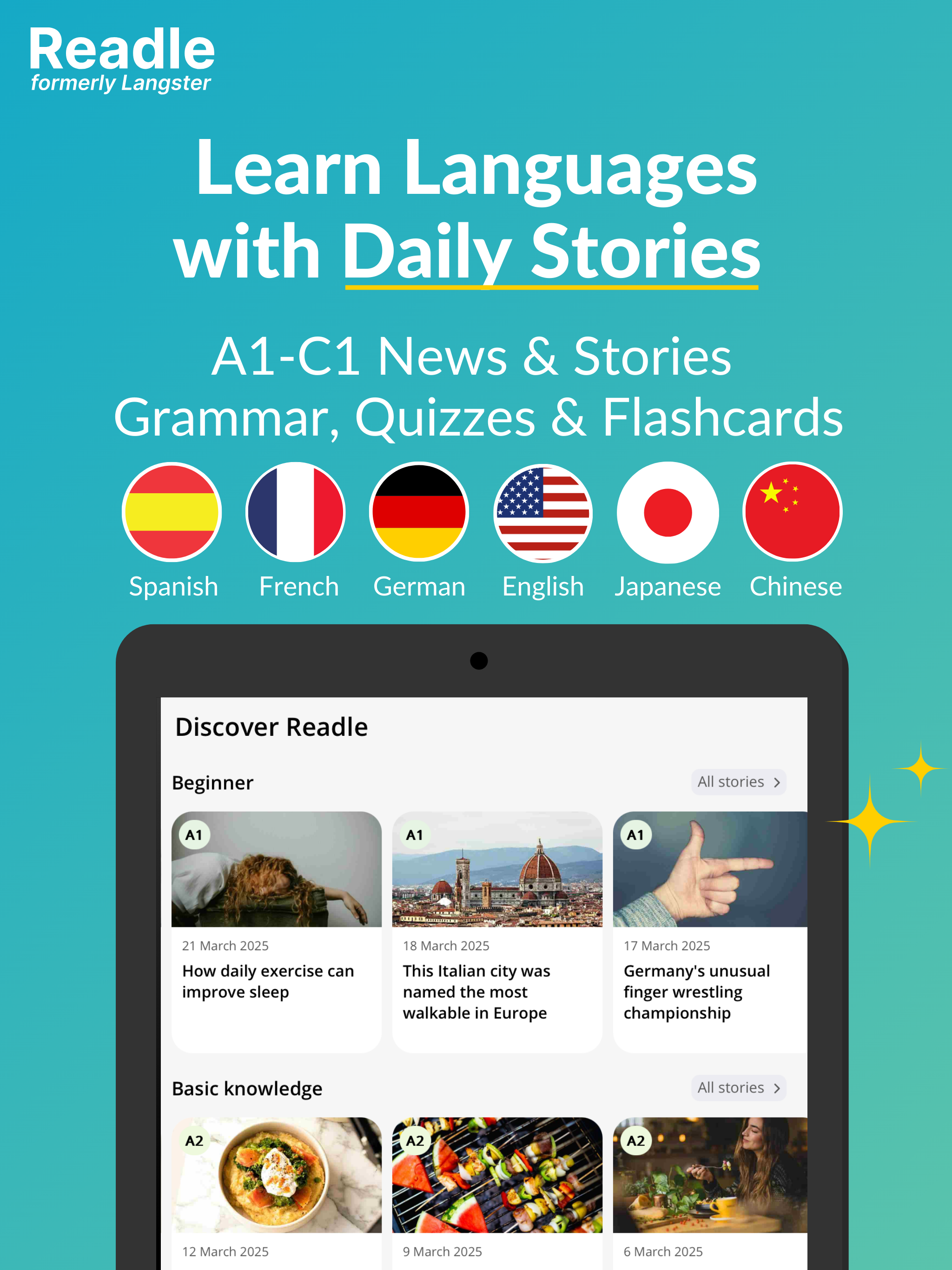 Readle: Learn Languages Daily screenshot 9