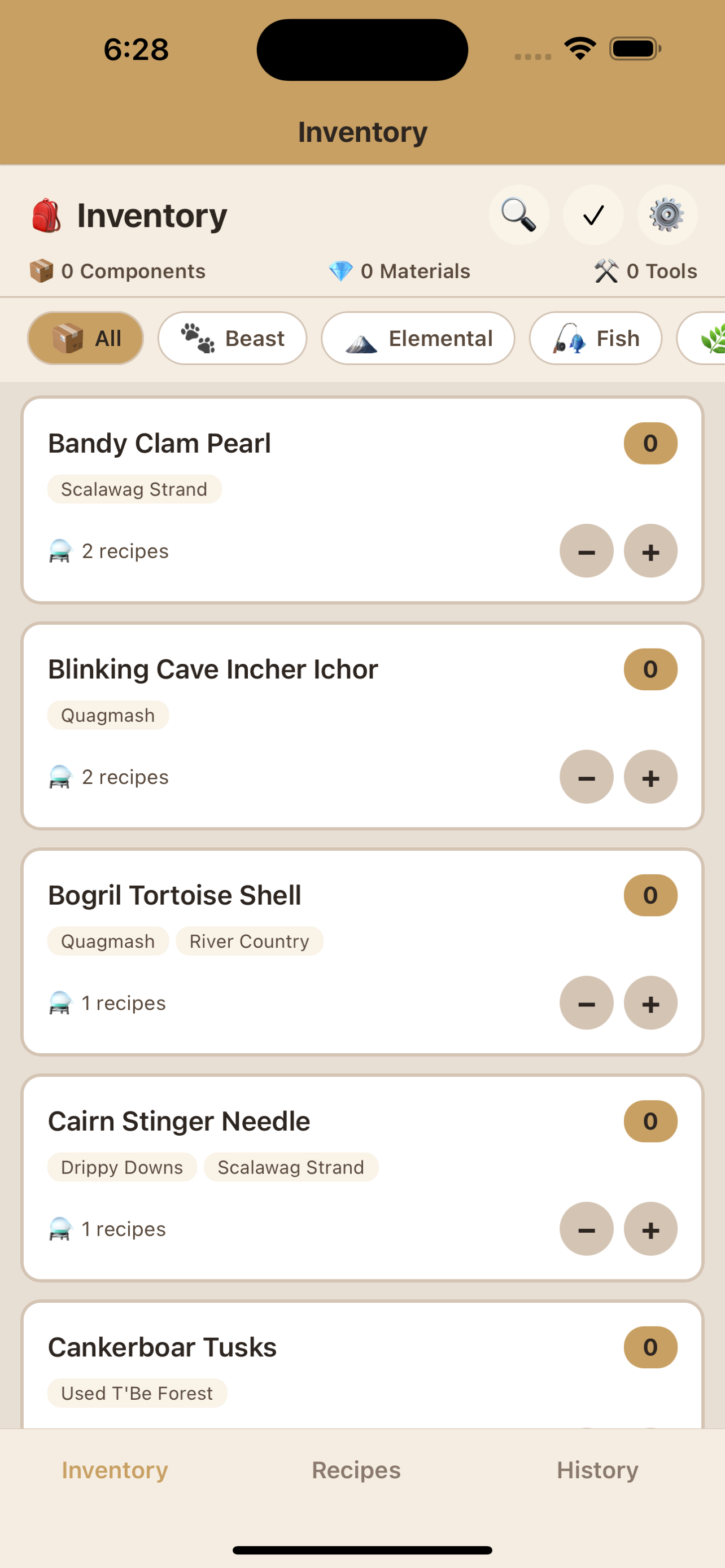 Eem Crafting Companion screenshot 2