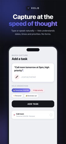 Velo: AI Todo & Offline Tasks screenshot