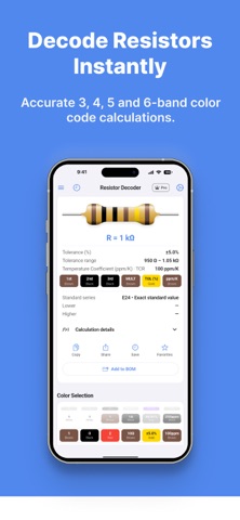 OhmKit - Resistor Calculator Screenshot 1 of 6