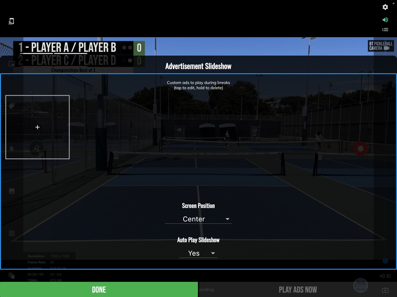 iPad screenshot