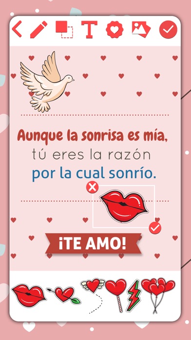 Spanish Love Quotes Screenshot